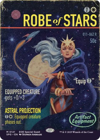 (121) Magic The Gathering Special Guests Single: Robe of Stars  Mythic