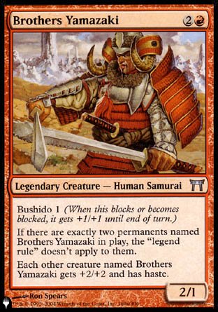 (160) Magic The Gathering The List Single: Brothers Yamazaki  Uncommon