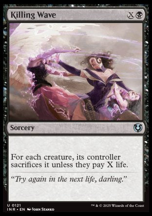 (121) Magic The Gathering Innistrad Remastered Single: Killing Wave  Uncommon
