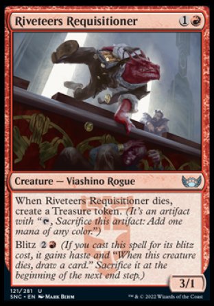 (121) Magic The Gathering Streets of New Capenna Single: Riveteers Requisitioner Holo Uncommon