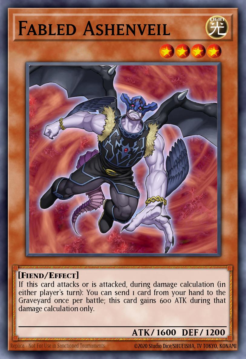 (134) YuGiOh TCG HAC1: Hidden Arsenal: Chapter 1 Single: Fabled Ashenveil (V.1 - Common)  Common