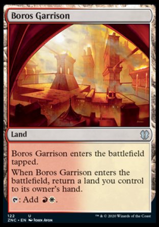 (122) Magic The Gathering Commander: Zendikar Rising Single: Boros Garrison  Uncommon