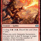 (122) Magic The Gathering Dominaria Remastered Single: Gempalm Incinerator Holo Uncommon