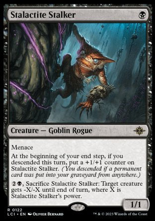 (122) Magic The Gathering The Lost Caverns of Ixalan Single: Stalactite Stalker  Rare