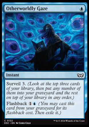 (122) Magic The Gathering Commander: Duskmourn: House of Horror Single: Otherworldly Gaze  Common