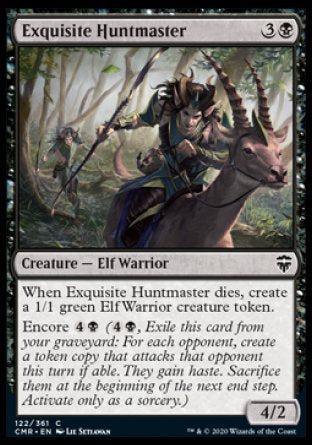 (122/361) Magic The Gathering Commander Legends Single: Exquisite Huntmaster  Common