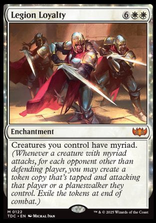 (122) Magic The Gathering Commander: Tarkir: Dragonstorm Single: Legion Loyalty  Mythic