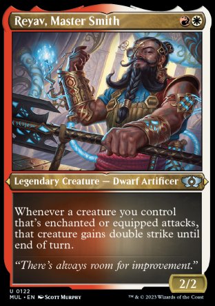(122) Magic The Gathering Multiverse Legends Single: Reyav, Master Smith (V.2)  Uncommon