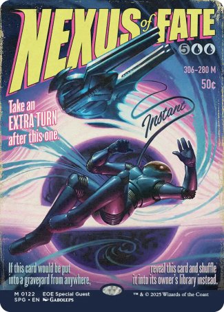 (122) Magic The Gathering Special Guests Single: Nexus of Fate Holo Mythic