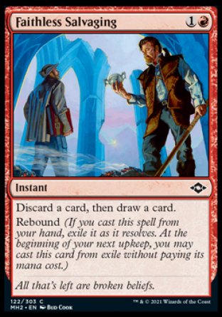 (122) Magic The Gathering Modern Horizons 2 Single: Faithless Salvaging  Common
