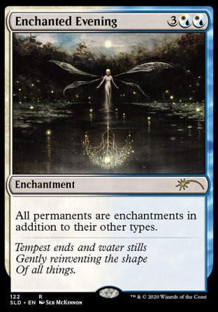 (122) Magic The Gathering Secret Lair Drop Series Single: Enchanted Evening Holo Rare