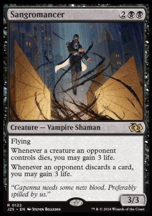 (122) Magic The Gathering Foundations Jumpstart Single: Sangromancer  Rare