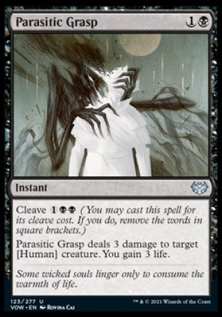 (123) Magic The Gathering Innistrad: Crimson Vow Single: Parasitic Grasp  Uncommon