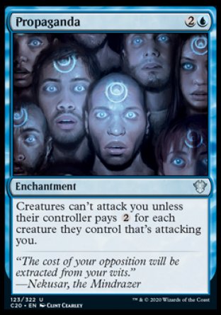 (123/322) Magic The Gathering Commander: Ikoria Single: Propaganda  Uncommon