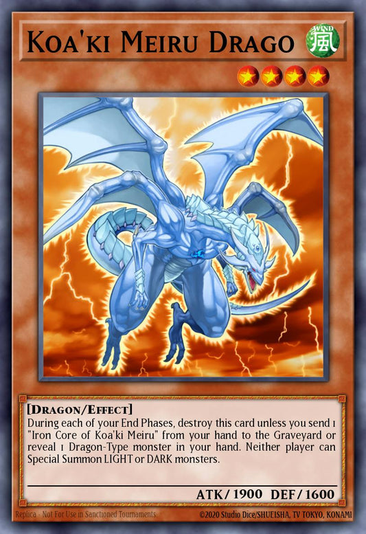 (218) YuGiOh TCG RA03: Quarter Century Bonanza Single: Koa'ki Meiru Drago (V.1 - Platinum Secret Rare)  Platinum Secret Rare