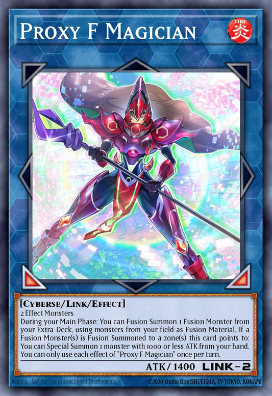 (094) YuGiOh TCG BLTR: Battles of Legend: Terminal Revenge Single: Proxy F Magician (V.1 - Secret Rare)  Secret Rare