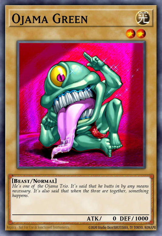 (EN056) YuGiOh TCG DCR: Dark Crisis Single: Ojama Green (V.2 - Common)  Common