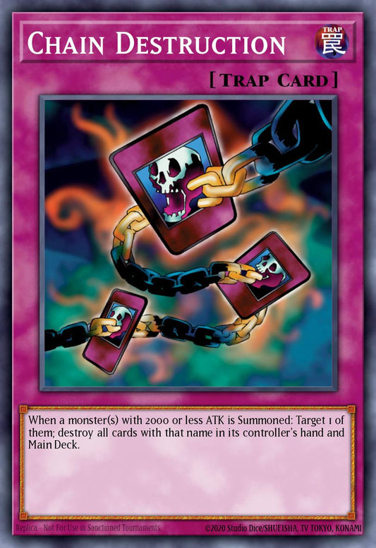 (293) YuGiOh TCG LCJW: Legendary Collection 4: Mega Pack Single: Chain Destruction  Rare