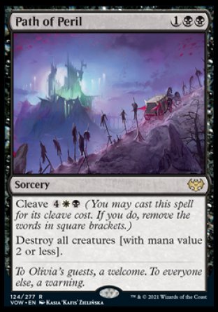 (124) Magic The Gathering Innistrad: Crimson Vow Single: Path of Peril  Rare