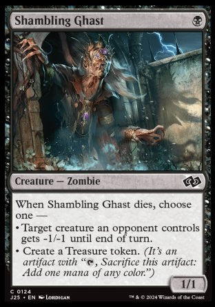 (124) Magic The Gathering Foundations Jumpstart Single: Shambling Ghast  Common