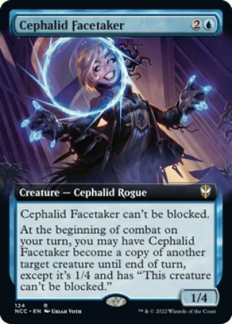 (124) Magic The Gathering Commander: Streets of New Capenna: Extras Single: Cephalid Facetaker  Rare