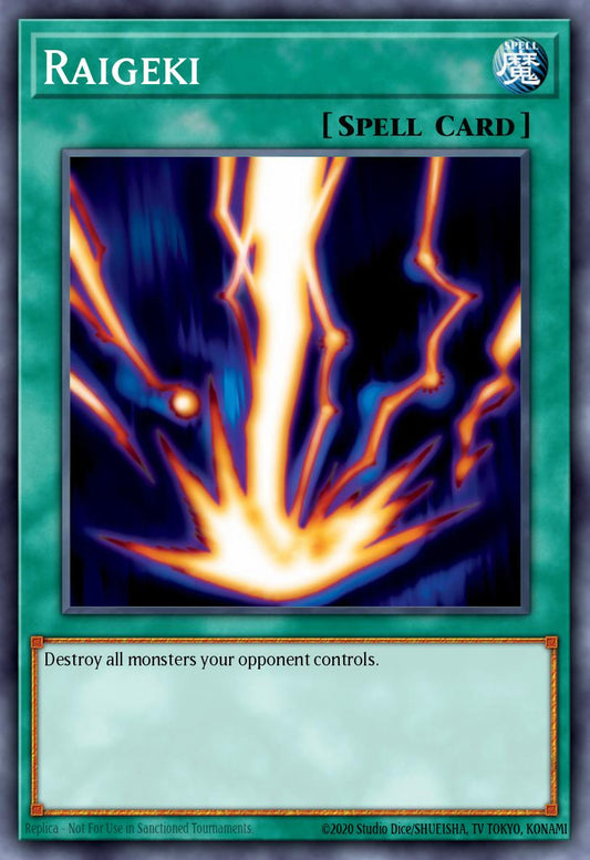(056) YuGiOh TCG MP24: 25th Anniversary Tin: Dueling Mirrors Single: Raigeki  Secret Rare