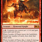(125/280) Magic The Gathering Core 2020 Single: Cavalier of Flame Holo Mythic