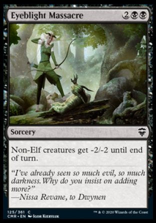 (125/361) Magic The Gathering Commander Legends Single: Eyeblight Massacre  Common