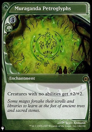 (146) Magic The Gathering The List Single: Muraganda Petroglyphs  Rare
