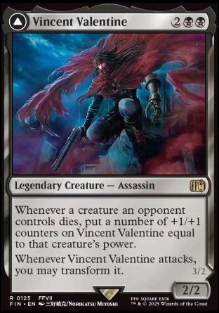 (125) Magic The Gathering Magic: The Gathering - FINAL FANTASY Single: Vincent Valentine // Galian Beast  Rare