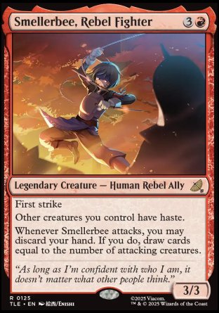 (125) Magic The Gathering Magic: The Gathering | Avatar: The Last Airbender: Eternal Single: Smellerbee, Rebel Fighter (V.1) Holo Rare