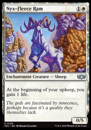 (126) Magic The Gathering Commander: Tarkir: Dragonstorm Single: Nyx-Fleece Ram  Uncommon