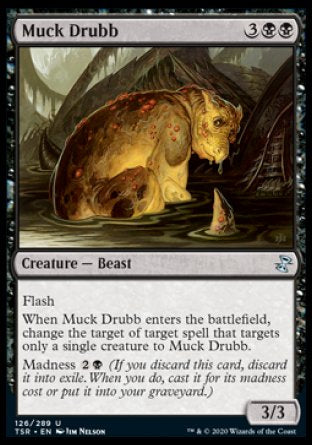 (126/289) Magic The Gathering Time Spiral Remastered Single: Muck Drubb  Uncommon