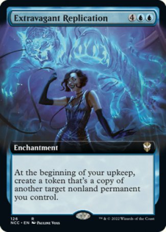 (126) Magic The Gathering Commander: Streets of New Capenna: Extras Single: Extravagant Replication  Rare