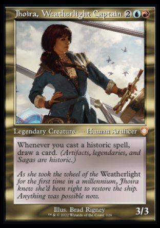 (126) Magic The Gathering Commander: The Brothers' War Single: Jhoira, Weatherlight Captain  Mythic