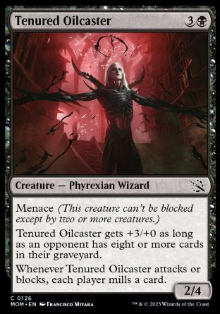 (126) Magic The Gathering March of the Machine Single: Tenured Oilcaster  Common