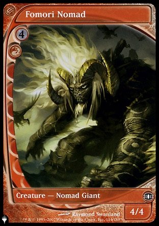 (114) Magic The Gathering The List Single: Fomori Nomad  Common