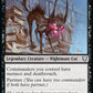 (126/361) Magic The Gathering Commander Legends Single: Falthis, Shadowcat Familiar  Uncommon