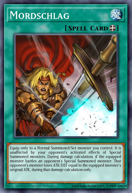 (081) YuGiOh TCG MP20: 2020 Tin of Lost Memories Mega Pack Single: Mordschlag  Common