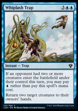 (127/322) Magic The Gathering Commander: Ikoria Single: Whiplash Trap  Common