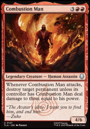 (127) Magic The Gathering Magic: The Gathering | Avatar: The Last Airbender Single: Combustion Man Holo Uncommon