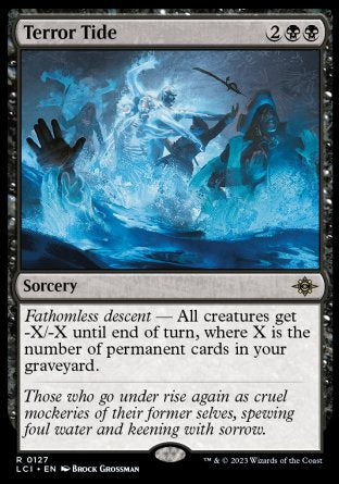 (127) Magic The Gathering The Lost Caverns of Ixalan Single: Terror Tide  Rare