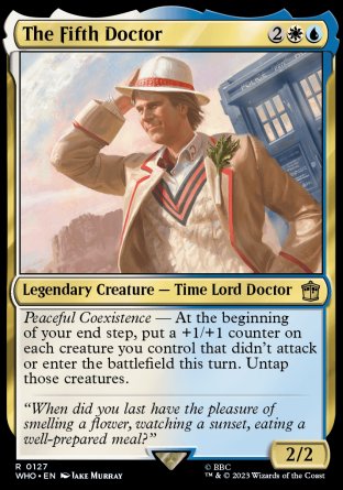 (127) Magic The Gathering Universes Beyond: Doctor Who Single: The Fifth Doctor  Rare