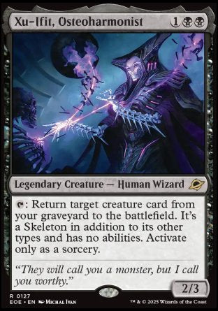 (127) Magic The Gathering Edge of Eternities: Promos Single: Xu-Ifit, Osteoharmonist (V.2)  Rare