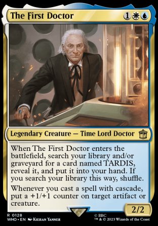 (128) Magic The Gathering Universes Beyond: Doctor Who Single: The First Doctor  Rare