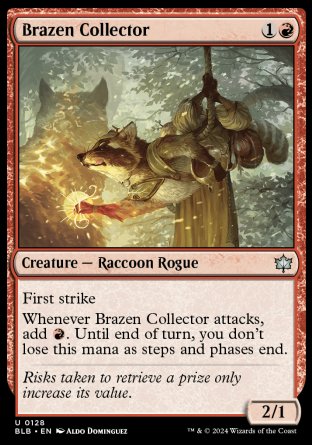 (128) Magic The Gathering Bloomburrow Single: Brazen Collector  Uncommon