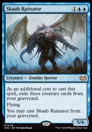 (128) Magic The Gathering Commander: Duskmourn: House of Horror Single: Skaab Ruinator  Mythic