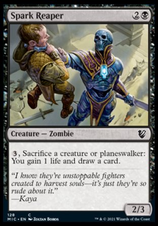 (128) Magic The Gathering Commander: Innistrad: Midnight Hunt Single: Spark Reaper  Common