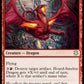 (128) Magic The Gathering Commander: Adventures in the Forgotten Realms Single: Hoard-Smelter Dragon Holo Rare