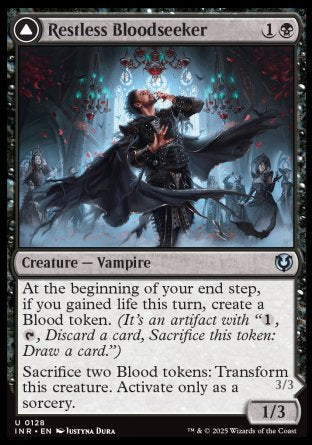 (128) Magic The Gathering Innistrad Remastered Single: Restless Bloodseeker // Bloodsoaked Reveler  Uncommon